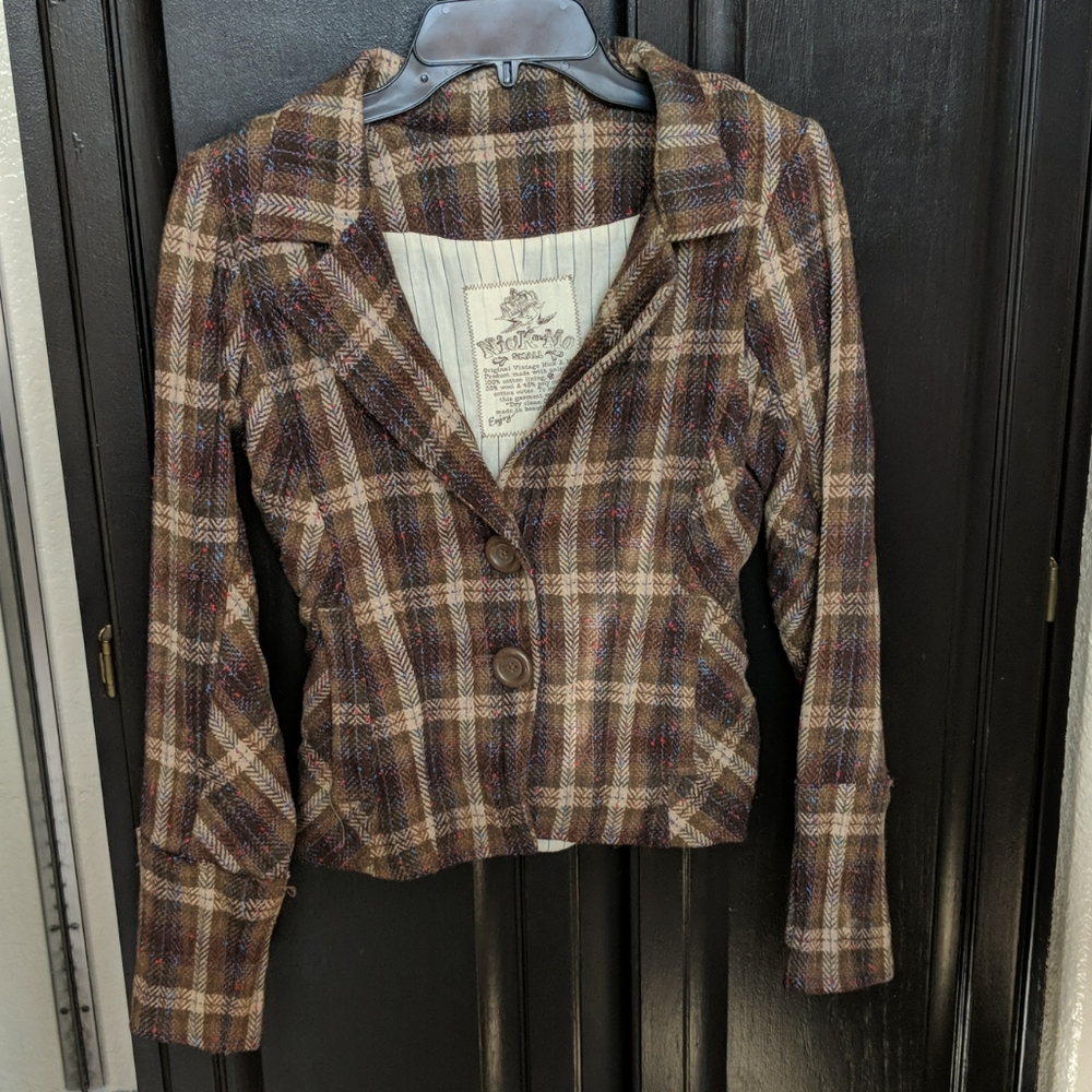 Cotton blend blazer